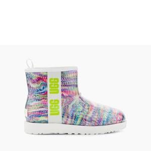 NEW UGG women's classic clear mini pixelate in multi color